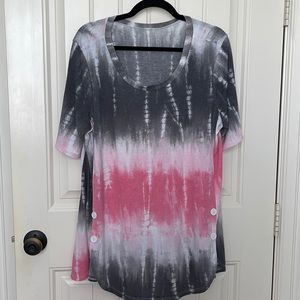 EUC Tie Dye top - 3XL